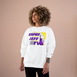 EMPIREJEFFTV Retro Sports Logo Sweatshirt — Champion Crewneck - Purple & Gold