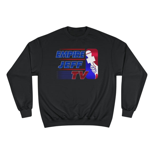 EMPIREJEFFTV Retro Sports Logo Sweatshirt — Champion Crewneck - Red & Blue