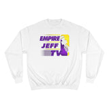 EMPIREJEFFTV Retro Sports Logo Sweatshirt — Champion Crewneck - Purple & Gold