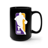 Kobe Basketball Logo Black Mug 15oz